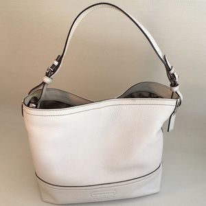 Coach #5715 Leather Hobo Shoulder Bag